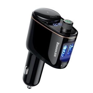 Baseus FM Lähetin / autolaturi MP3, Bluetooth, 2 x USB - Musta