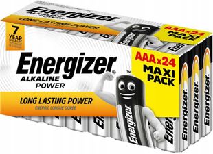 24 x Energizer Alkaline Power LR03 / AAA paristojen perhepakkaus