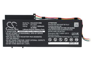 Acer Aspire P3-171, Aspire P3-171-3322Y2G06as, Aspire P3-171-6820 akku 5250 mAh