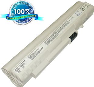 Acer Aspire One, Aspire One A110, Aspire One A150, Aspire One AOD250, Aspire One 531H, Aspire One 571 akku 6600 mAh - Valkoinen