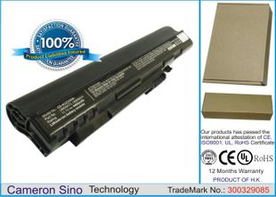 Acer Aspire One, Aspire One A110, Aspire One A150, Aspire One AOD250, Aspire One 531H, Aspire One 571 akku 4400 mAh - Musta