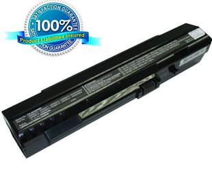 Acer Aspire One, Aspire One A110, Aspire One A150, Aspire One AOD250, Aspire One 531H, Aspire One 571 akku 10400 mAh - Musta