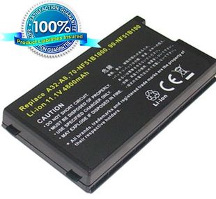 Asus F8, A8, Z99 akku 4400 mAh