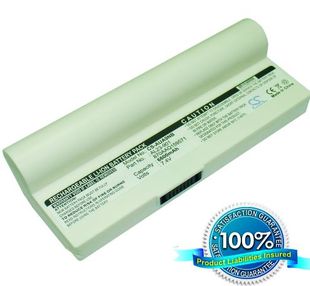 Asus Eee PC 901, Eee PC 904, Eee PC 904HD, Eee PC 1000, Eee PC 1000H, Eee PC 1000HE, Eee PC 1200 akku 6600 mAh - Valkoinen
