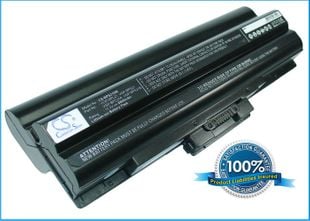 Sony VAIO VGP-BPL21 ja VGP-BPS21 akku 8800 mAh - Musta