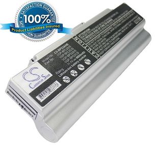 Sony VAIO VGP-BPS2A ja VGP-BPL2A akku 6600 mAh - Hopea