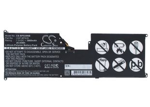 Sony SVT11213CGW, SVT11215CGB/W, SVT11215CW akku 3860 mAh