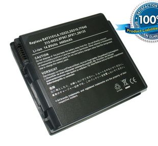 Dell Inspiron 2600, Inspiron 2650, Smart PC100N, Winbook N4  akku 4400 mAh - Tumman harmaa