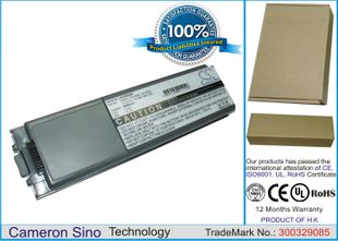 Dell Inspiron 8500, Inspiron 8600, Latitude D800, Precision M60 akku 6600 mAh