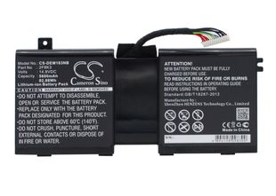 DELL Alienware 17, Alienware 18, Alienware M17X R5 akku 5600 mAh