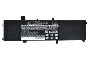 DELL Precision M2800, Precision M3800, XPS 15 9530 akku 8100 mAh