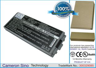 Dell Latitude D810, Precision M70 akku 6600 mAh