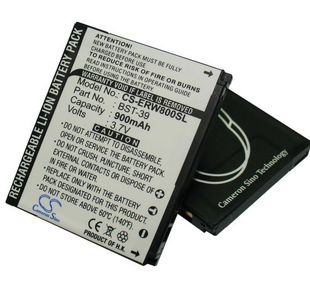 SonyEricsson BST-39 yhteensopiva akku 900 mAh