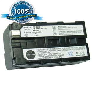 Sony NP-F750, NP-F730, NP-F770 yhteensopiva akku 4400 mAh