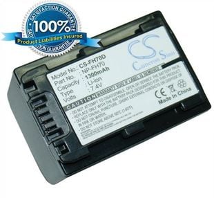 Sony NP-FH70 yhteensopiva akku 1300 mAh