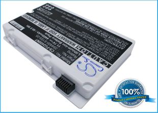 Fujitsu Amilo Pi2450, Amilo Xi2428, Amilo Xi2528, Amilo Pi2530, Amilo Pi2550, Amilo Xi2550 akku 4400 mAh - Valkoinen