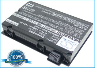 Fujitsu Amilo Pi3450 akku 4400 mAh - Musta