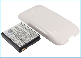 Huawei Sonic Ascend II, M865 Akku Laajennetulla valkoisella takakannella Akku 2200 mAh