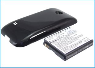 Huawei Sonic Ascend II, M865 Akku Laajennetulla mustalla takakannella Akku 2200 mAh