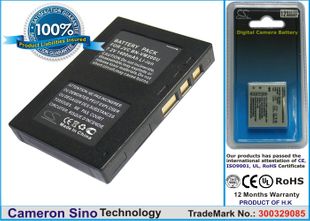 JVC BN-VM200, BN-VM200UE, LY34416-001B, BN-VM200U, BN-VM200US  yhteensopiva akku 750 mAh