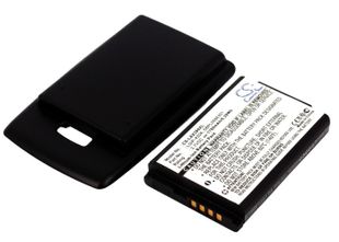 LG AX380   Tehoakku Laajennetulla mustalla takakannella 1700 mAh