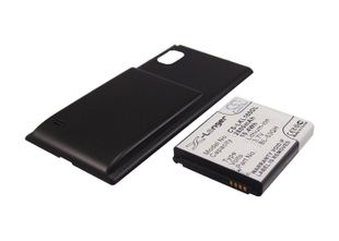 LG Optimus LTE II, Optimus LTE 2, F160L, F160K  Tehoakku Laajennetulla mustalla takakannella 2800 mAh