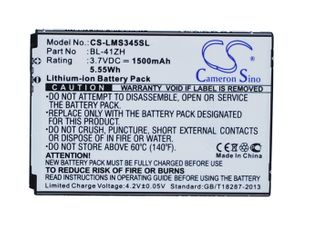 LG C40 Power, D213, D213N akku 1500 mAh