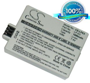 Canon LP-E5  yhteensopiva akku 1080 mAh