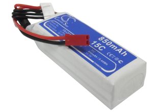 Li-Po Akku, 850 mAh 11,1V 15C