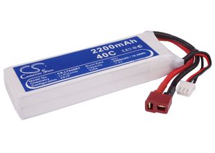 Li-Po Akku, 2200 mAh 7,4V 40C