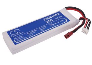 Li-Po Akku, 2500 mAh 11,1V 25C