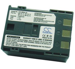 Canon BP-2L12, BP-2L13, BP-2L14, NB-2L12, NB-2L13, NB-2L14 yhteensopiva akku 1500 mAh