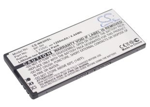 Nokia BP-5H yhteensopiva akku 1200 mAh