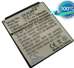 Samsung SLB-07A yhteensopiva akku 720 mAh