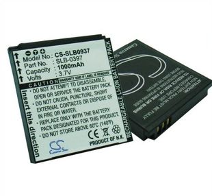 Samsung SLB-0937 yhteensopiva akku 1000 mAh