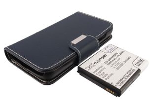 Samsung Galaxy S4, GT-I9500, GT-i9505 akku erillisellä Flip Cover suojalla 5200 mAh