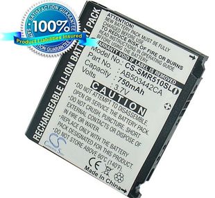 Samsung SPH-M520, SCH-R500, SCH-R510, SGH-T519, SCH-R610, SGH-T729, SCH-R500, SGH-E480, SGH-U100, SGH-U108, SGH-Z370, SGH-A127 akku 750 mAh