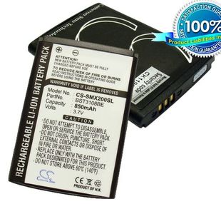 Samsung SGH-C230, SGH-C238, SGH-C400, SGH-C408, SGH-D528, SGH-D520, SGH-E250 akku 850 mAh