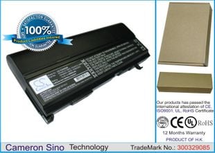 Toshiba Satellite M70-208, Satellite A100, PA3451U-1BRS, PABAS067 akku 6600 mAh