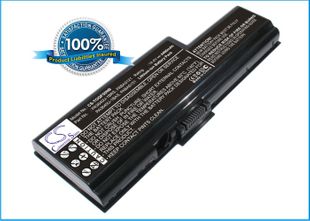 Toshiba Qosmio F50 ja Qosmio F55 akku 4400 mAh - Musta