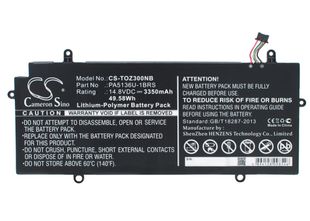 Toshiba Portege Z30, Portege Z30 Ultrabook, Portege Z30-002 akku 3350 mAh