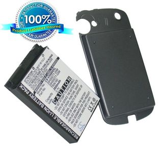 HTC P4000, Mogul, Titan 100, Titan 6800 Extended back cover akku 2600 mAh