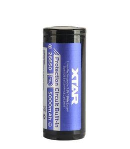 XTAR 26650 Akku suojapiirillä 5200 mAh