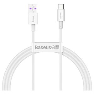 Baseus Superior Series Fast Charge USB-C Data ja latauskaapeli, 66W, 2m - Valkoinen