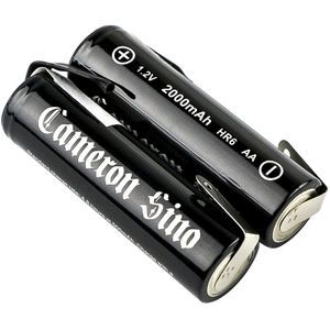 Cameron Sino AA NiMh akku juotoskorvakkeilla 2kpl 1.2V 2000mAh