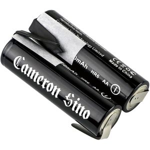 Cameron Sino AA NiMh akku juotoskorvakkeilla 2kpl 1.2V 2000mAh