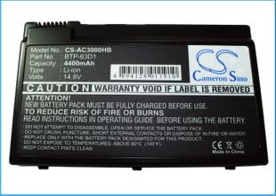 Acer Aspire 3023LMi, TravelMate 2410 akku 4400 mAh