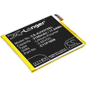 Asus älypuhelinten A002A / V570KL yhteensopiva akku 3100mAh