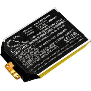 Asus älykellojen WI501Q / WI501QF yhteensopiva akku 360mAh