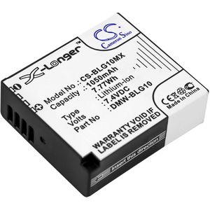 Panasonic DMW-BLG10, DMW-BLG10E akku 980  mAh